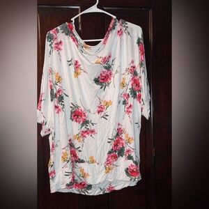 Floral Print Women's Top